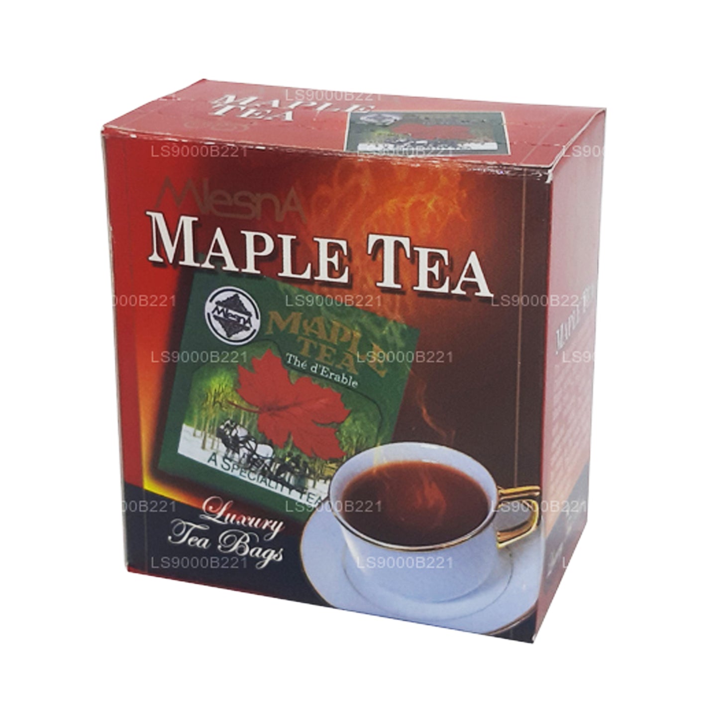 Té de arce Mlesna (20 g) 10 bolsitas de té de lujo