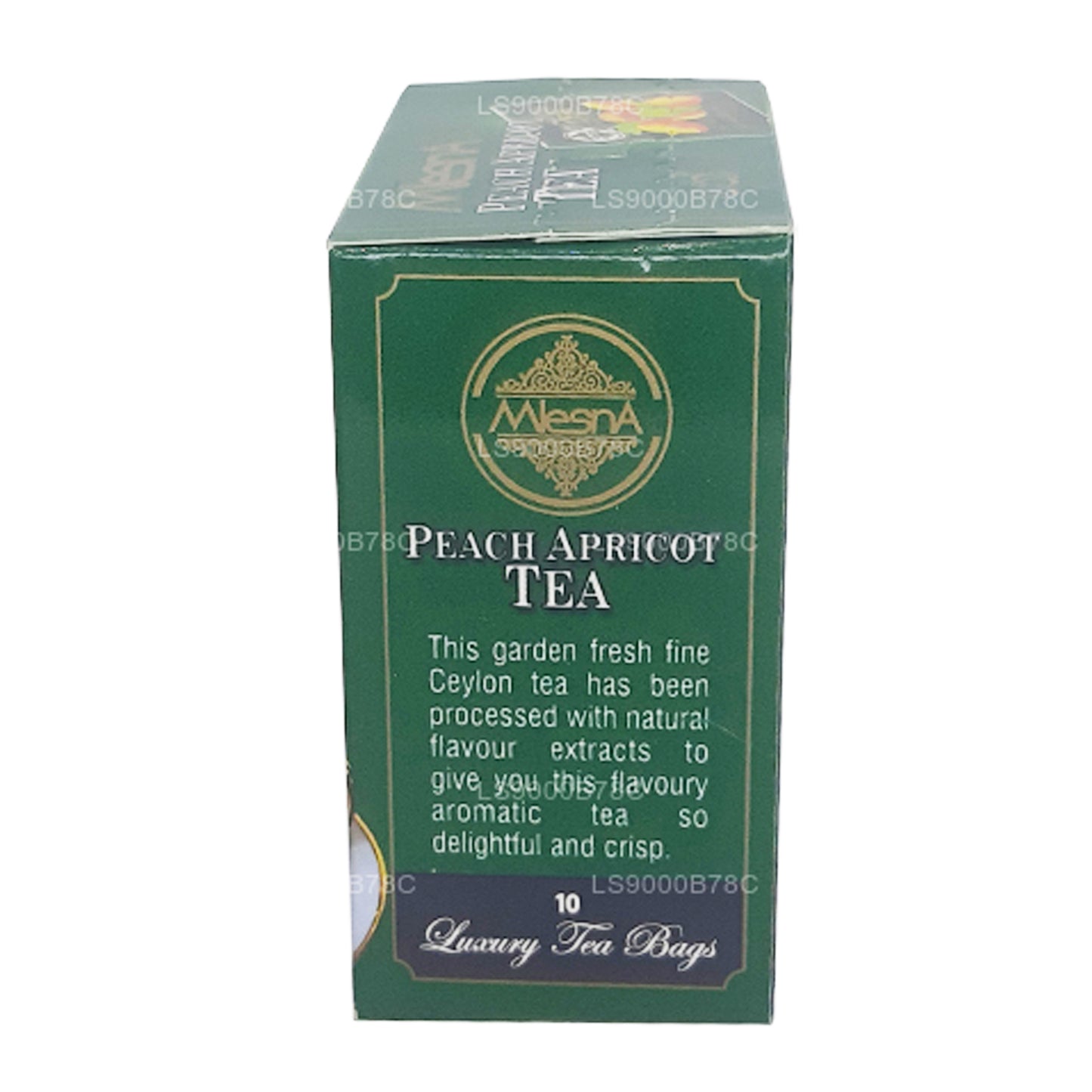 Té de melocotón y albaricoque Mlesna (20 g), 10 bolsitas de té de lujo