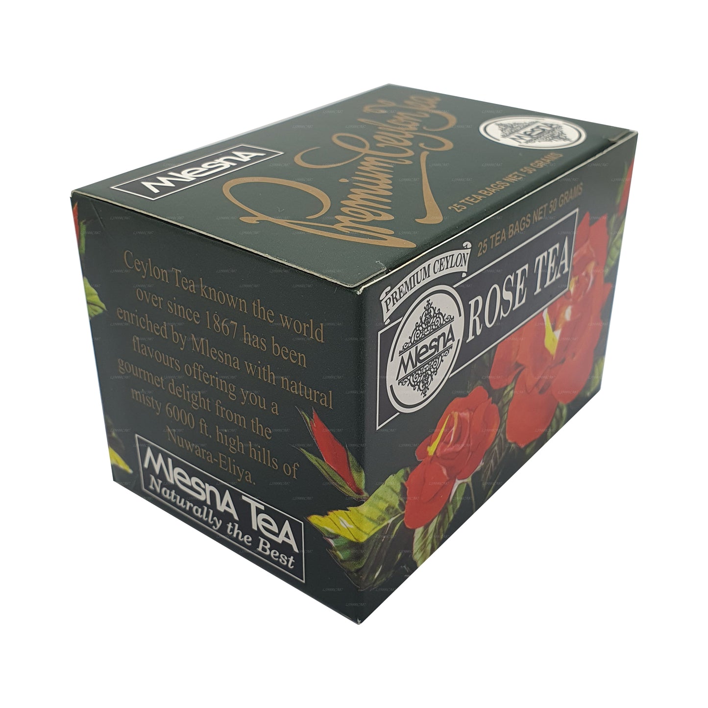 Té Mlesna Rose (50 g) 25 bolsitas de té