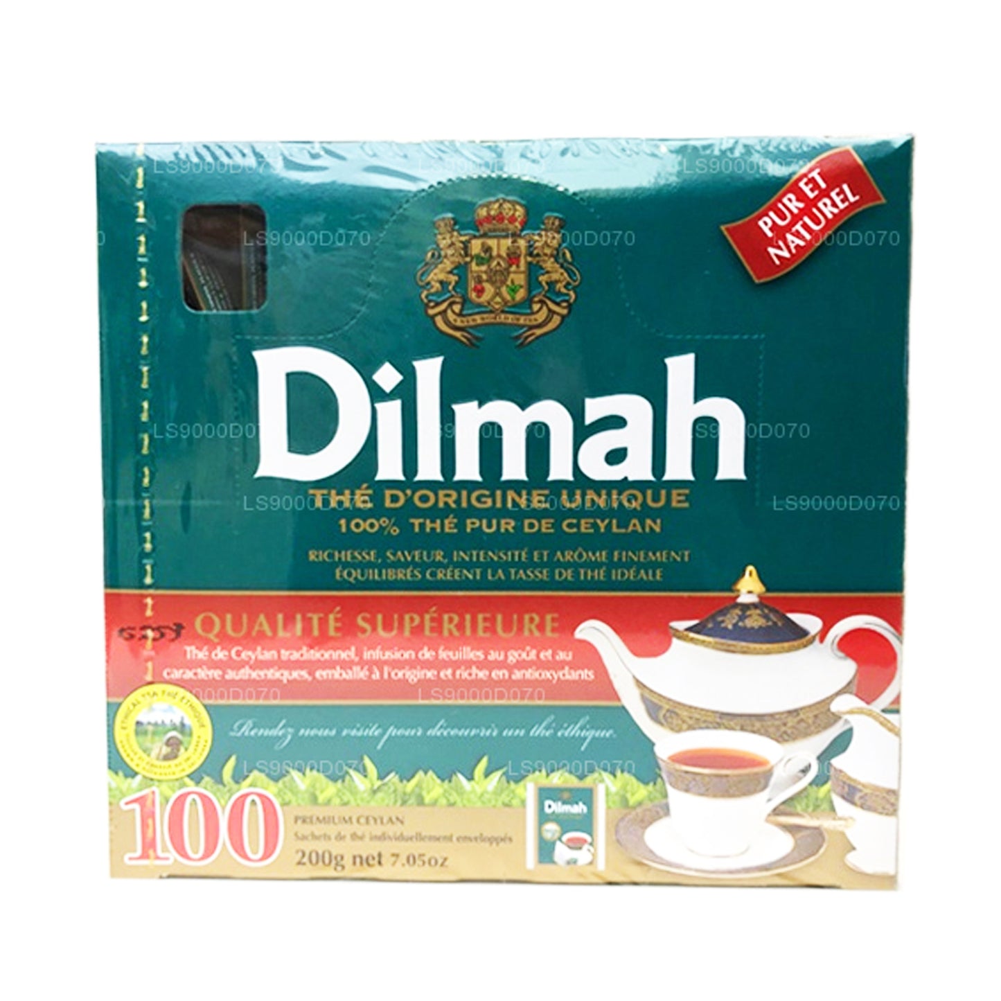 Sobre de papel Dilmah Premiun (100 bolsitas de té)