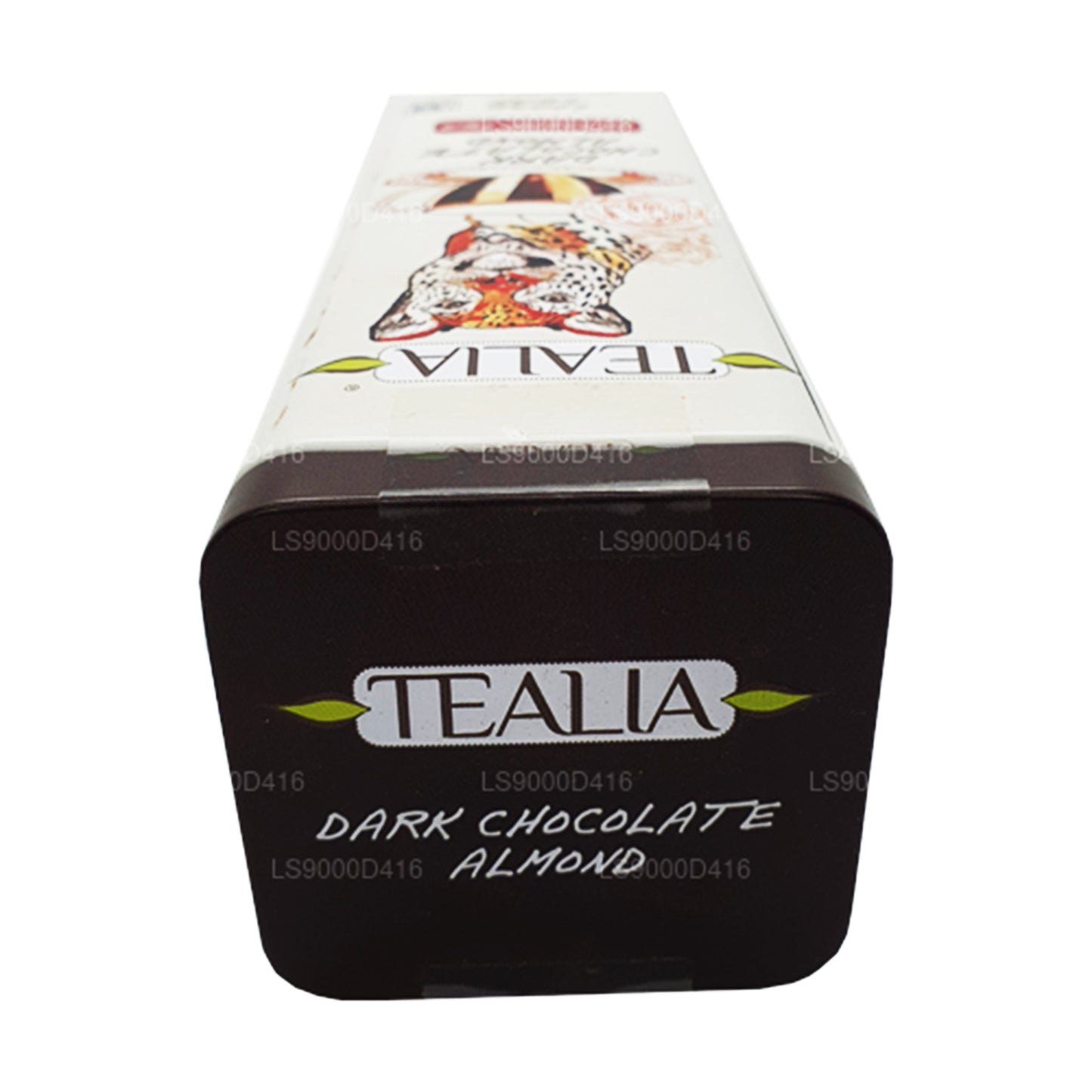 Hojas sueltas de almendras y chocolate negro Tealia (100 g)