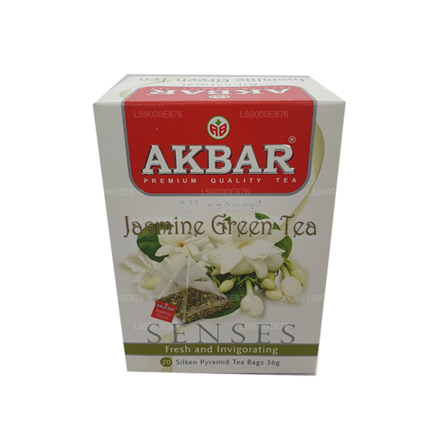 Té verde de jazmín Akbar (36 g) 20 bolsitas de té