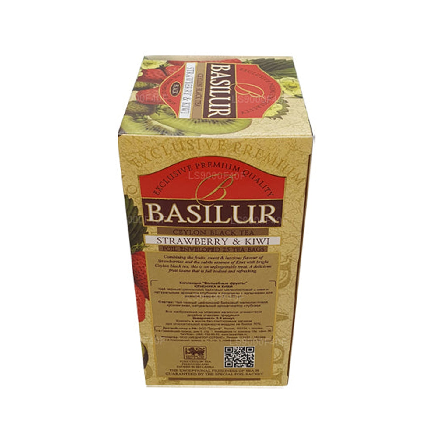 20 bolsitas de té Basilur de fresa y kiwi (50 g)