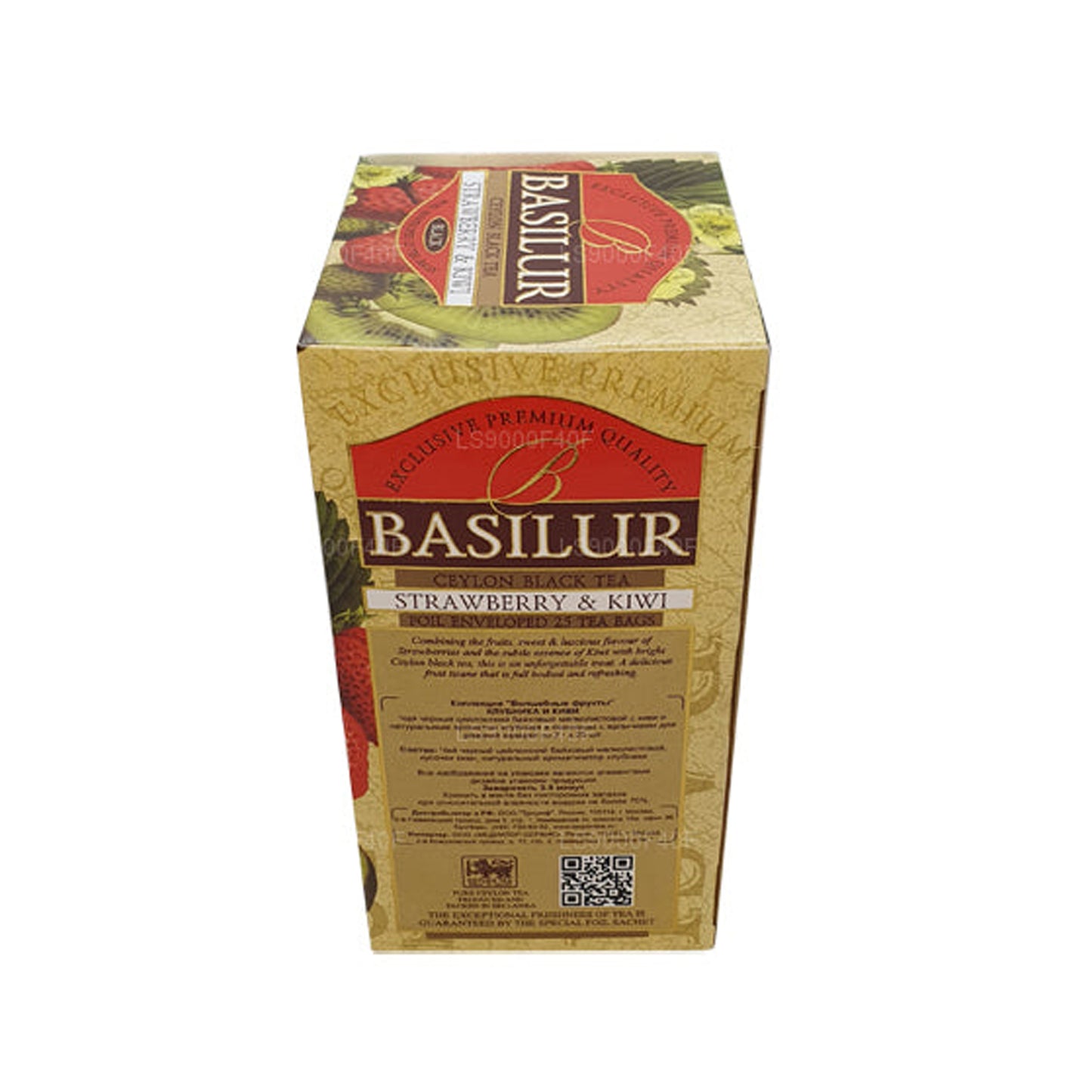 20 bolsitas de té Basilur de fresa y kiwi (50 g)