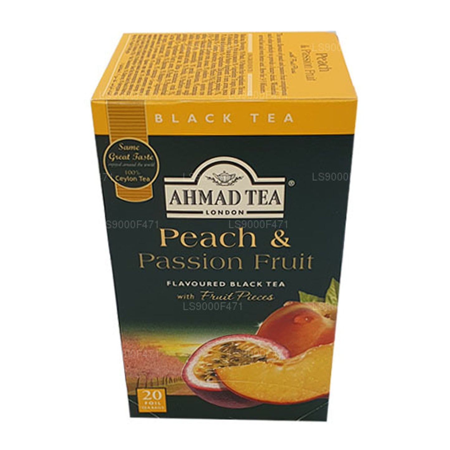 20 bolsitas de té Ahmad Tea Peach and Passion (40 g)