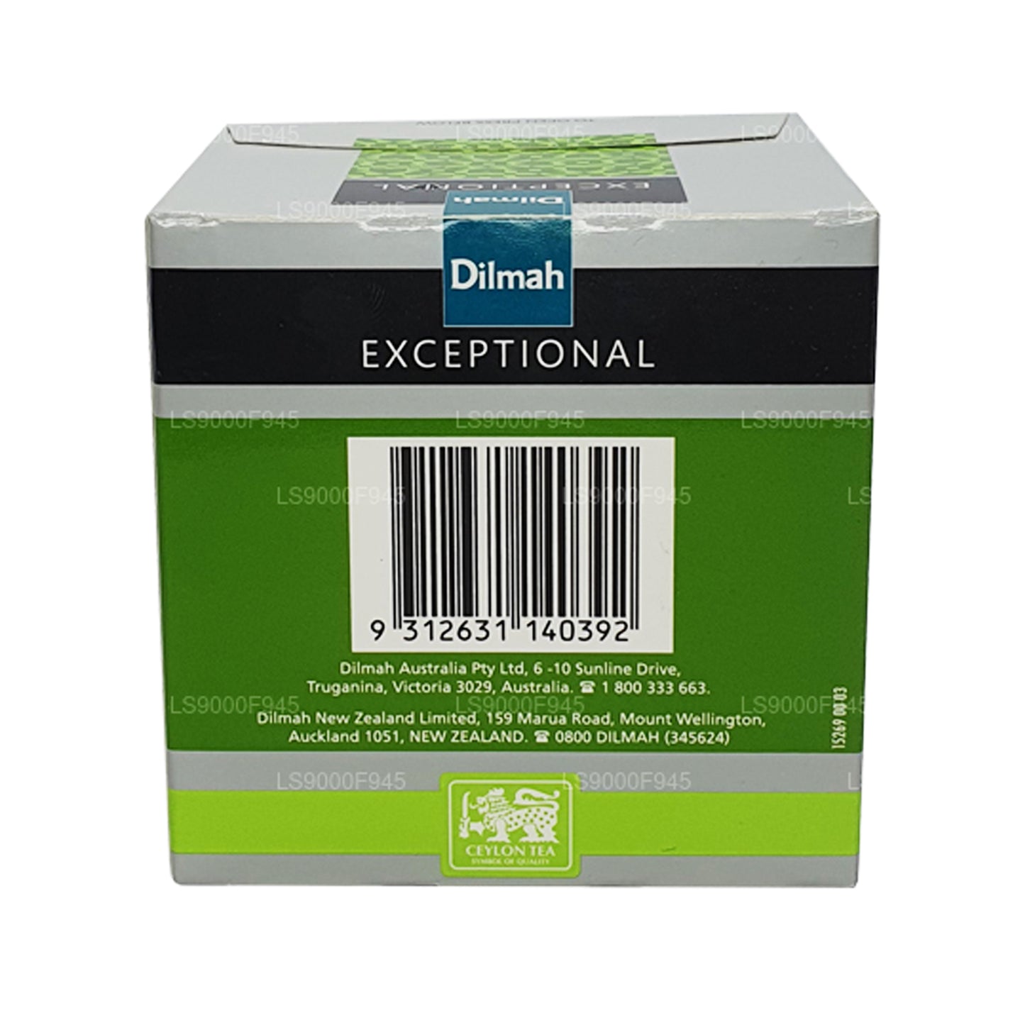 Hoja excepcional de Dilmah con menta árabe y miel (20 bolsitas de té)