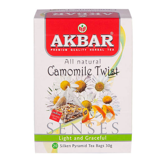 Té Akbar Camomile Twist (30 g) 20 bolsitas de té