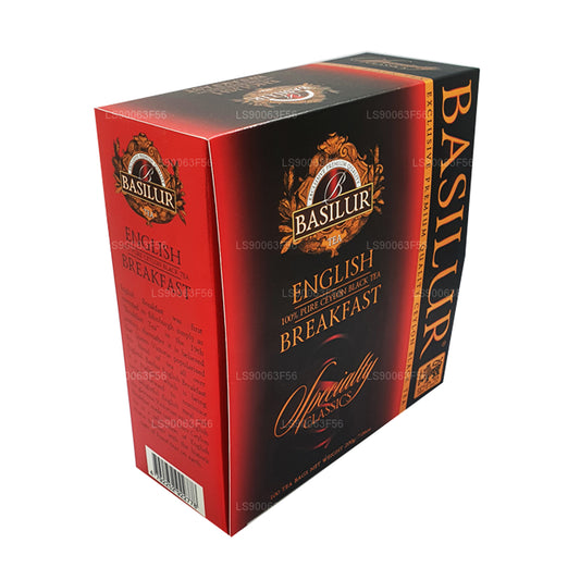 Té negro puro de Ceilán Basilur English Breakfast (200 g) 100 bolsitas