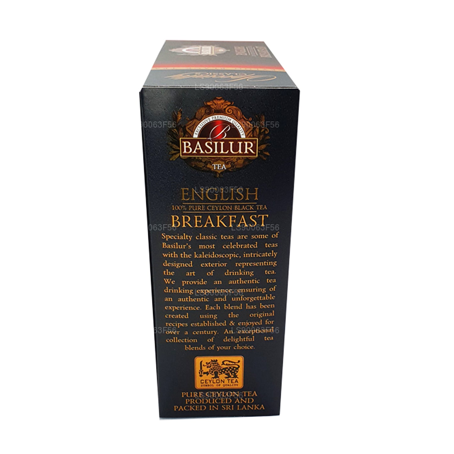 Té negro puro de Ceilán Basilur English Breakfast (200 g) 100 bolsitas