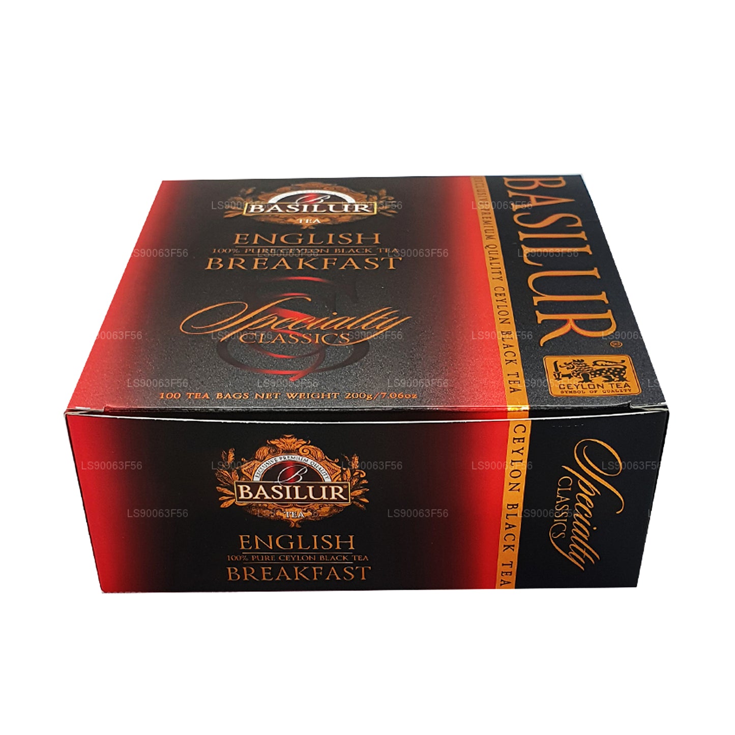 Té negro puro de Ceilán Basilur English Breakfast (200 g) 100 bolsitas