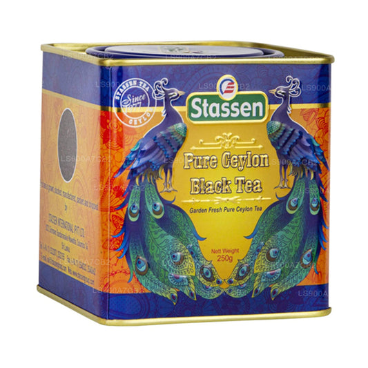 Lata de té negro puro de Ceilán Stassen (250 g)