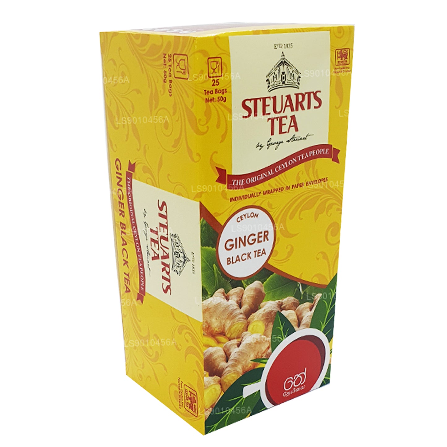 Té negro de jengibre George Steuart (50 g) 25 bolsitas de té