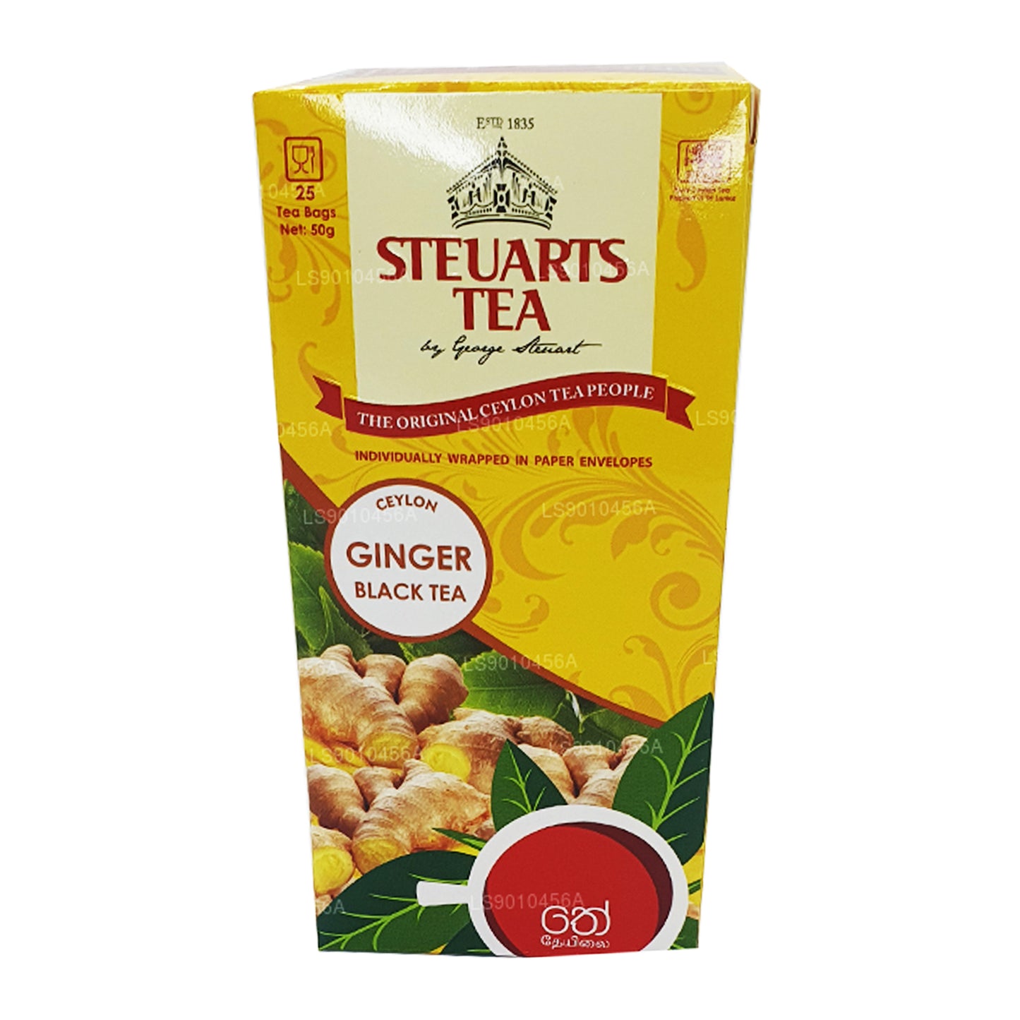 Té negro de jengibre George Steuart (50 g) 25 bolsitas de té