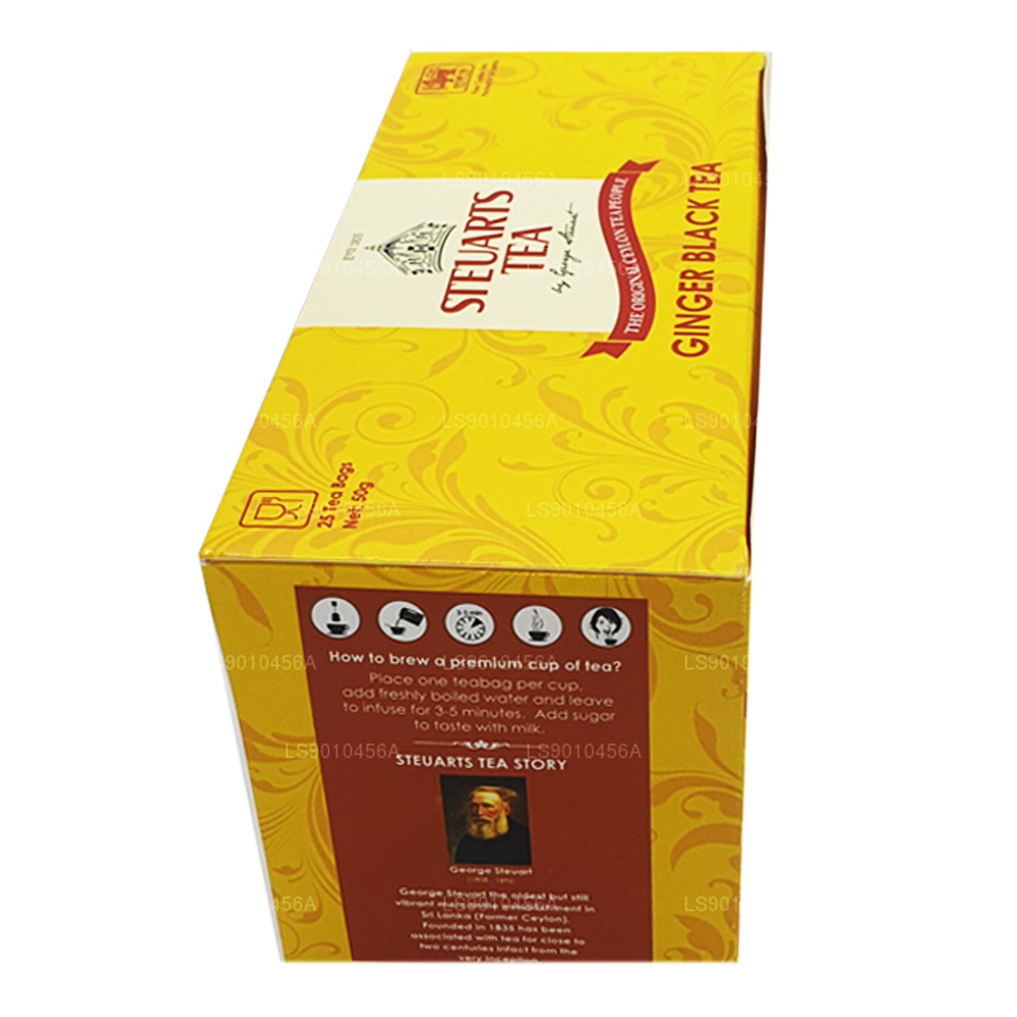 Té negro de jengibre George Steuart (50 g) 25 bolsitas de té