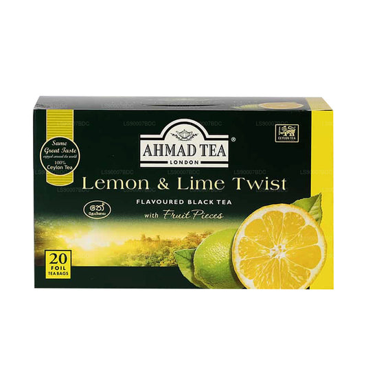 20 bolsitas de té Ahmad Tea con limón y lima (40 g)