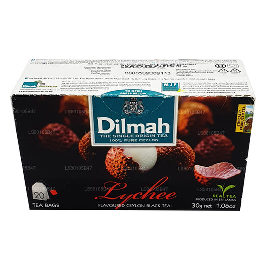 Té negro Dilmah con sabor a lichi (30 g)