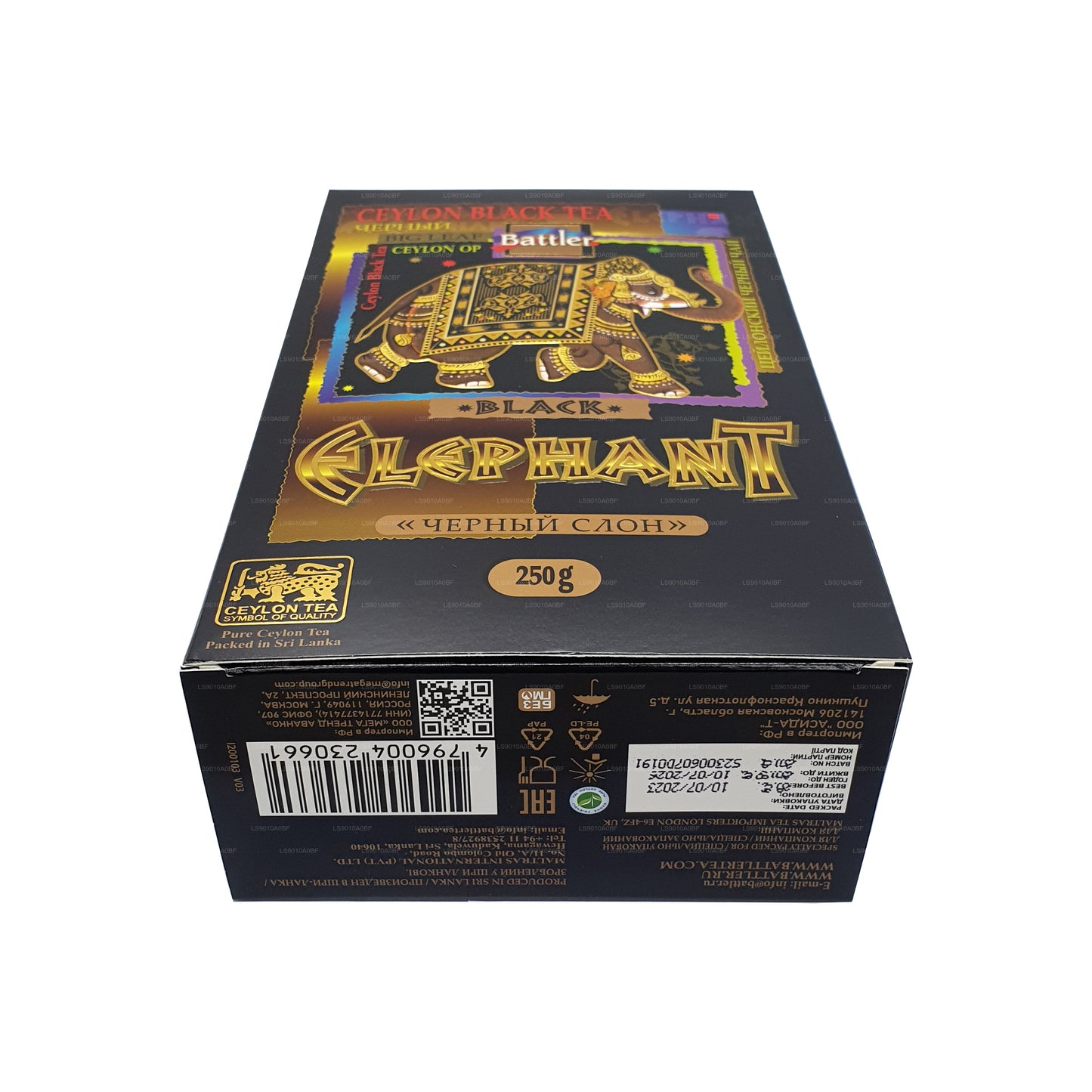 Té de hojas sueltas Battler Black Elephant (250 g)