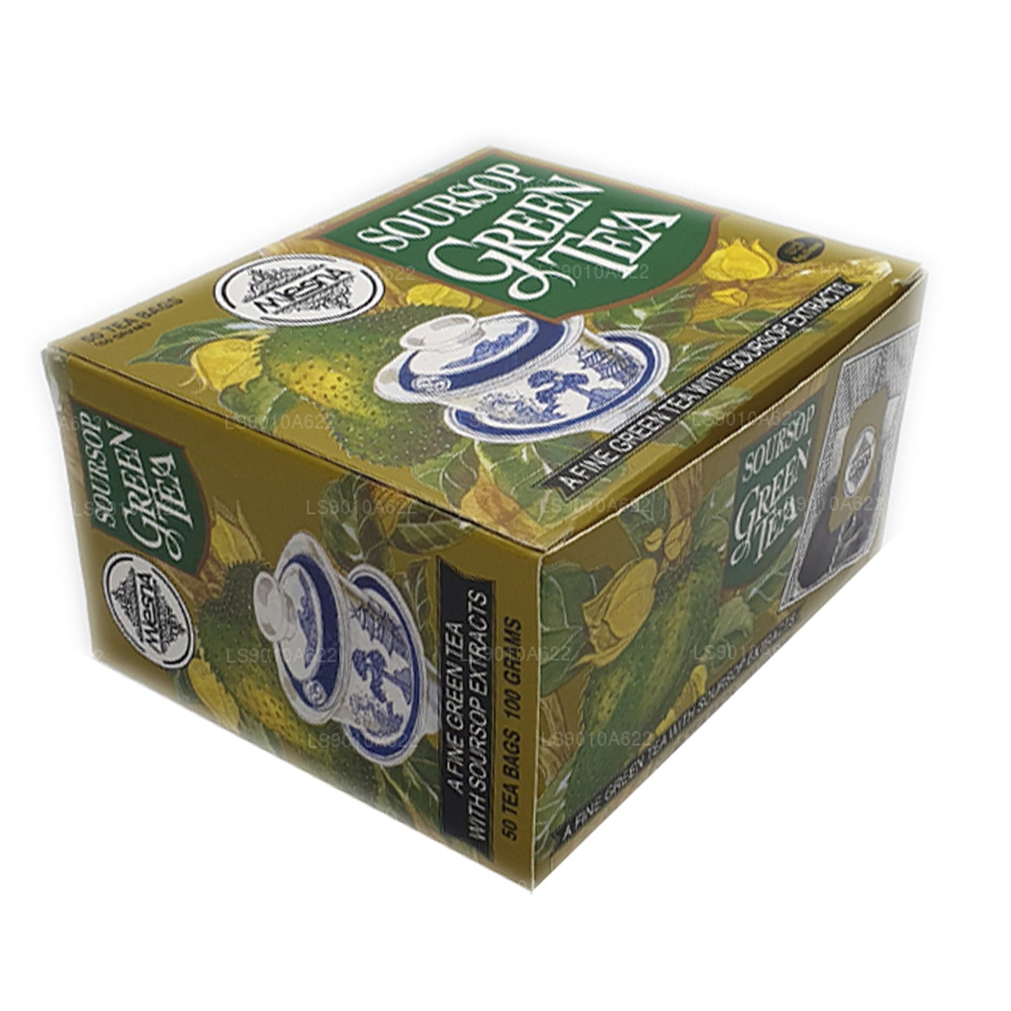 Té verde de guanábana Mlesna (100 g) 50 bolsitas de té