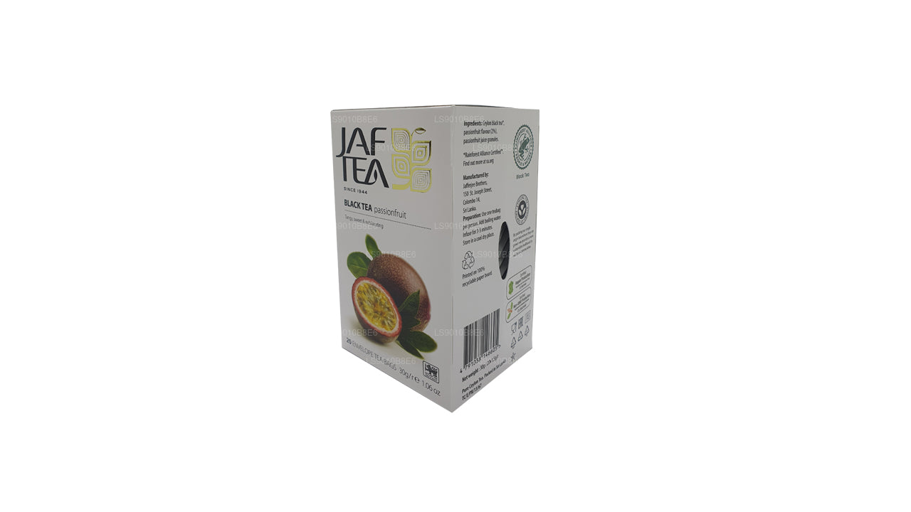 Bolsitas de té Jaf Tea Pure Fruits Collection para té negro, maracuyá, 30 g