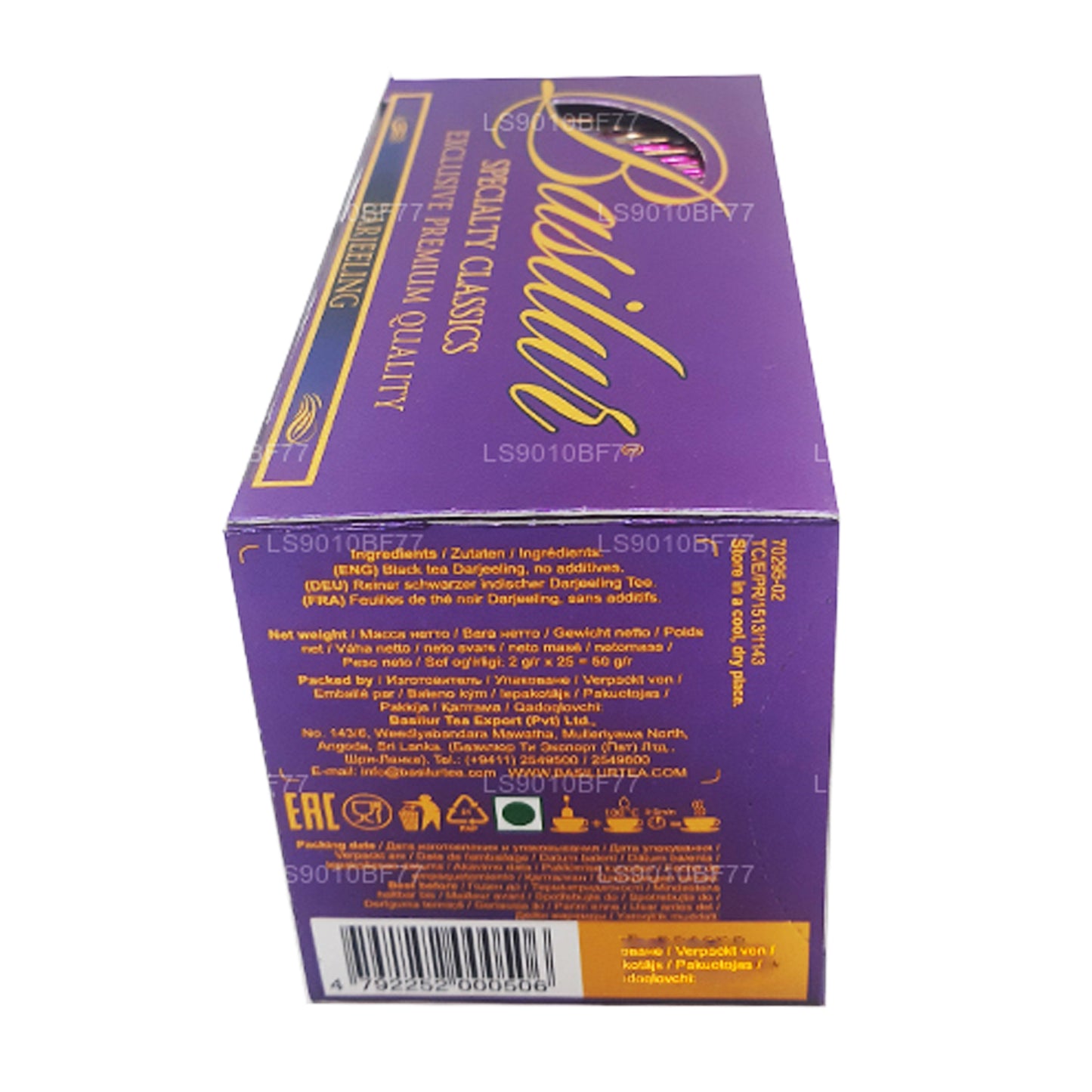 Té Darjeeling Basilur Specialty Classics (40 g) 20 bolsitas