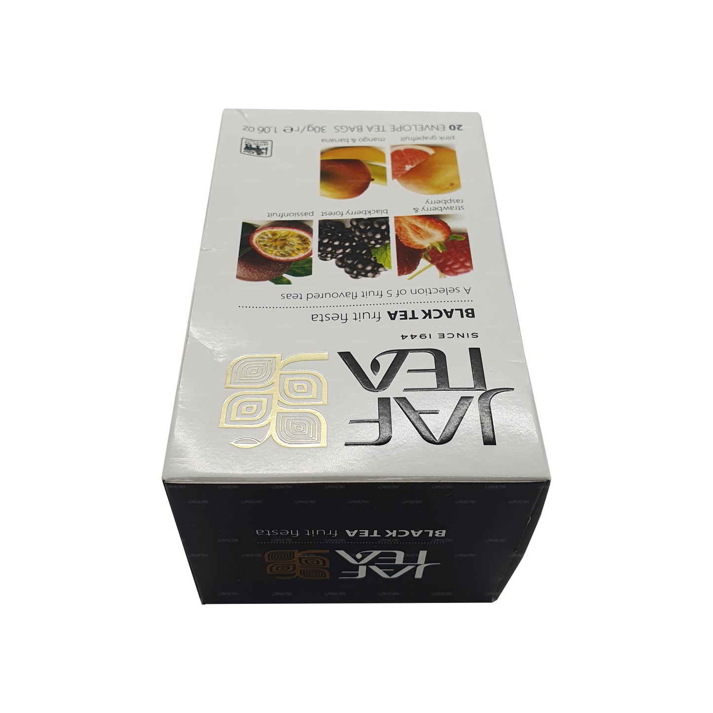 Jaf Tea Pure Fruits Collection Black Tea Fruit Fiesta (30 g) 20 bolsitas de té