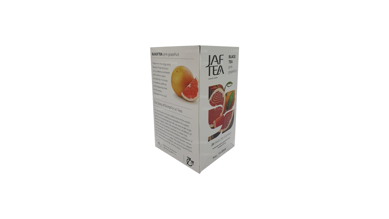 Bolsitas de té Jaf Tea Pure Fruits Collection para té negro, pomelo rosa y pomelo (30 g)