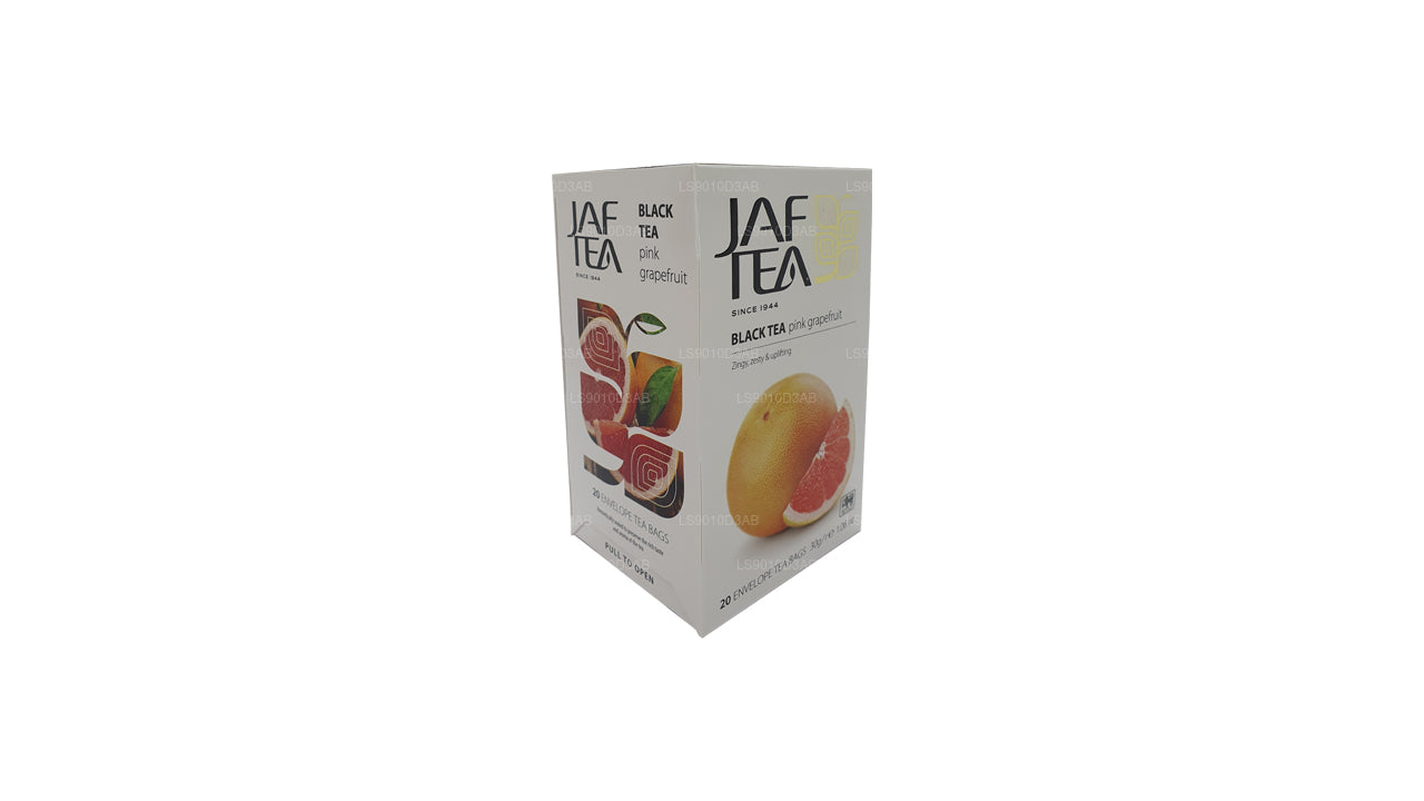 Bolsitas de té Jaf Tea Pure Fruits Collection para té negro, pomelo rosa y pomelo (30 g)