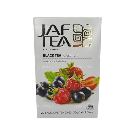 Té negro Jaf Tea Pure Fruits Collection (30 g), 20 bolsitas de té