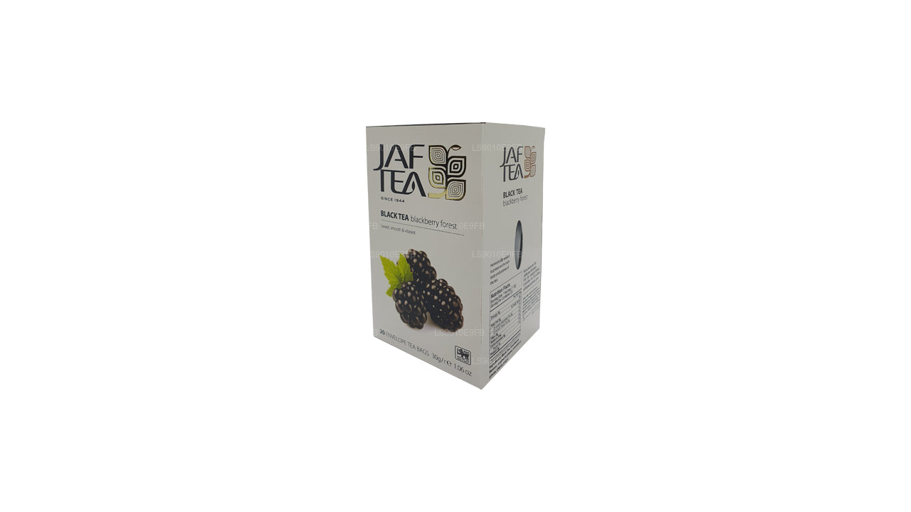 Bolsitas de té Jaf Tea Pure Fruits Collection de té negro con diseño de bosque de zarzamoras (30 g)