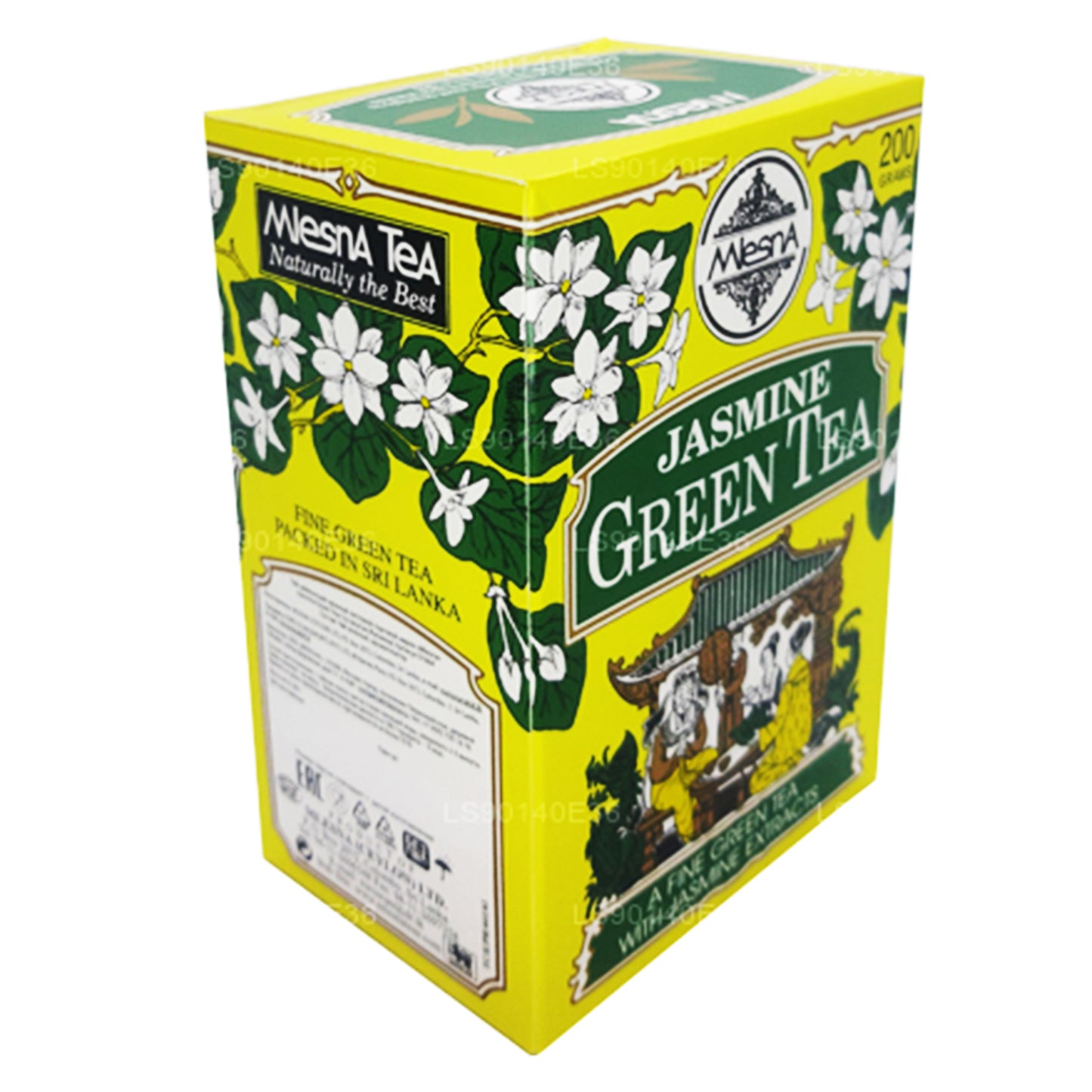 Té verde suelto con sabor a jazmín Mlesna (200 g)