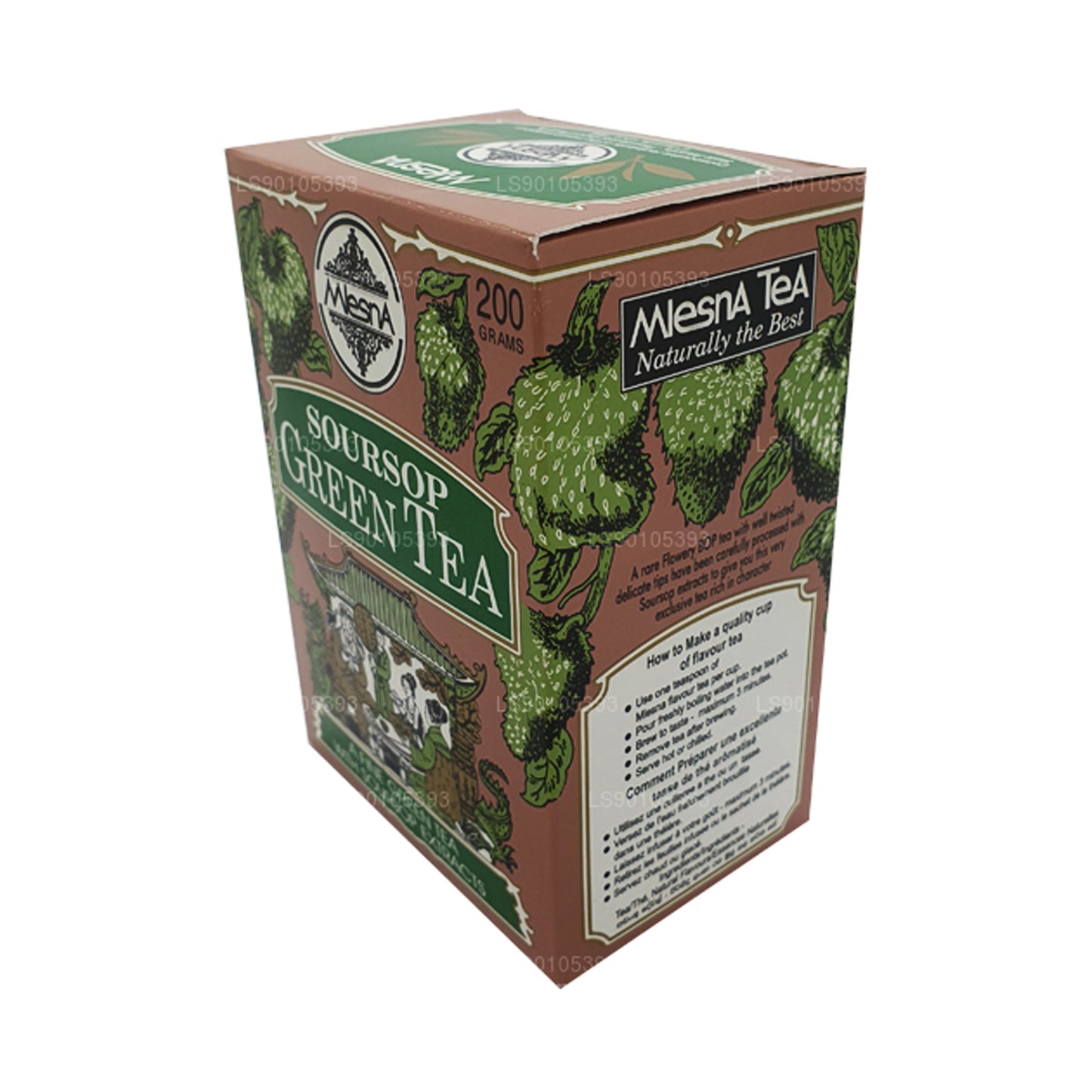 Té verde de guanábana Mlesna (200 g)