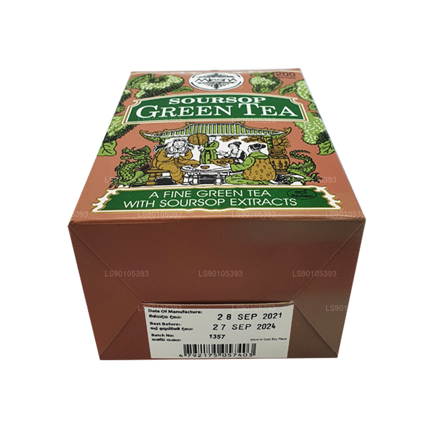 Té verde de guanábana Mlesna (200 g)