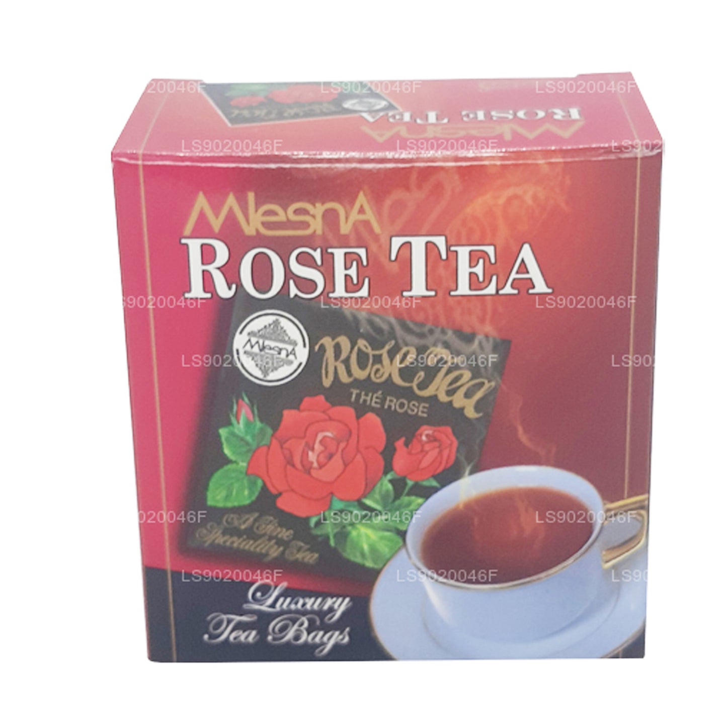 Té de rosas Mlesna (20 g), 10 bolsas de té de lujo