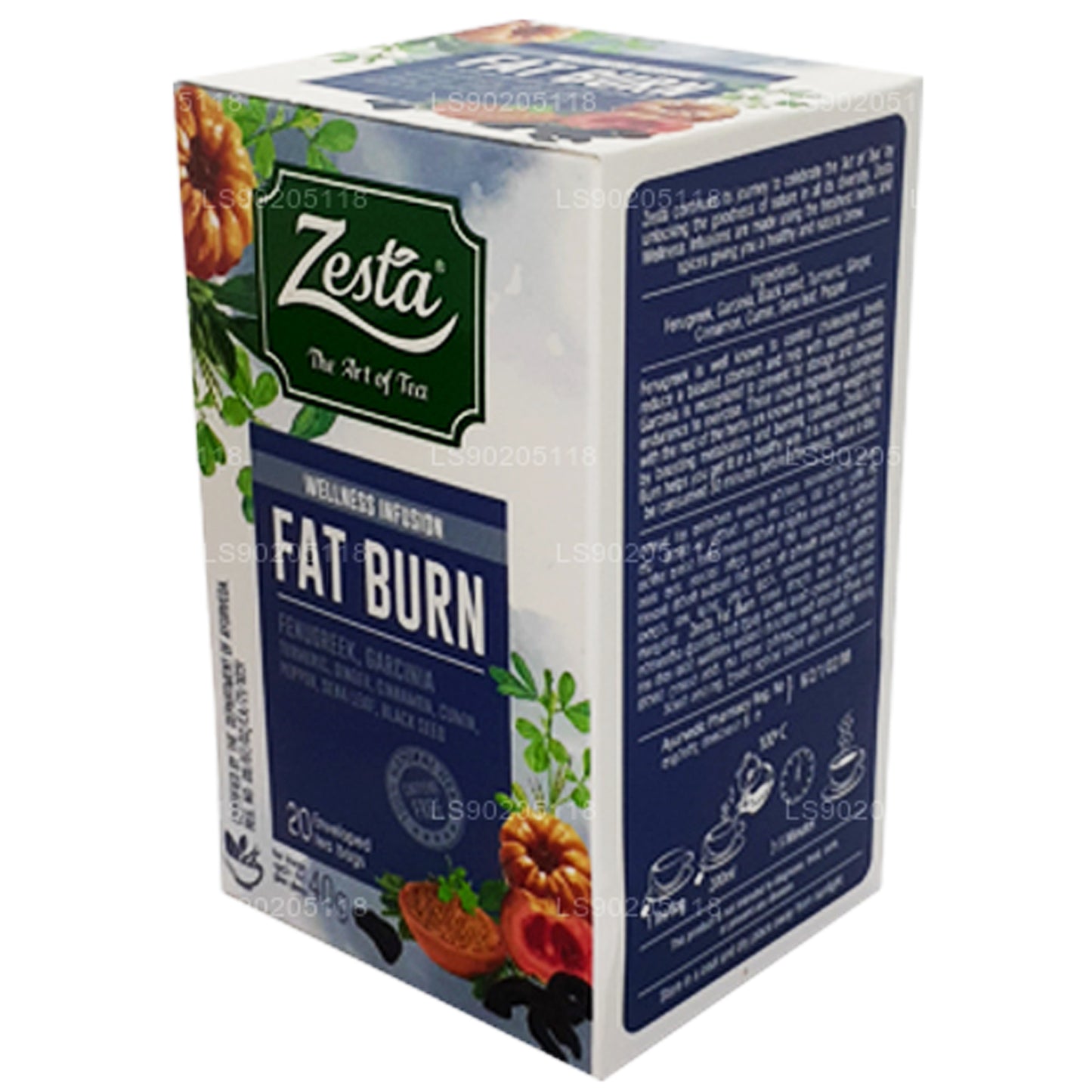 Zesta Fat Burn (40 g) 20 bolsitas de té
