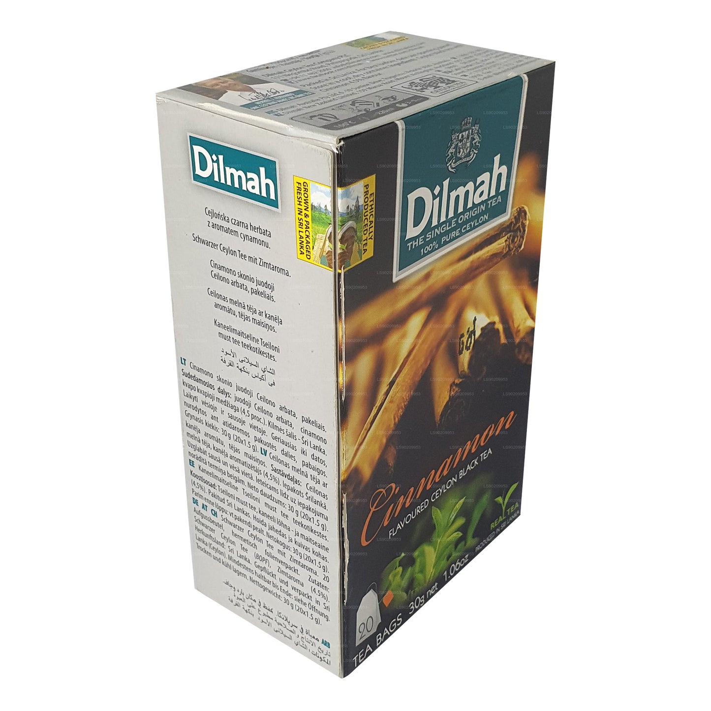 Té Dilmah con sabor a caramelo (40 g) 20 bolsitas de té