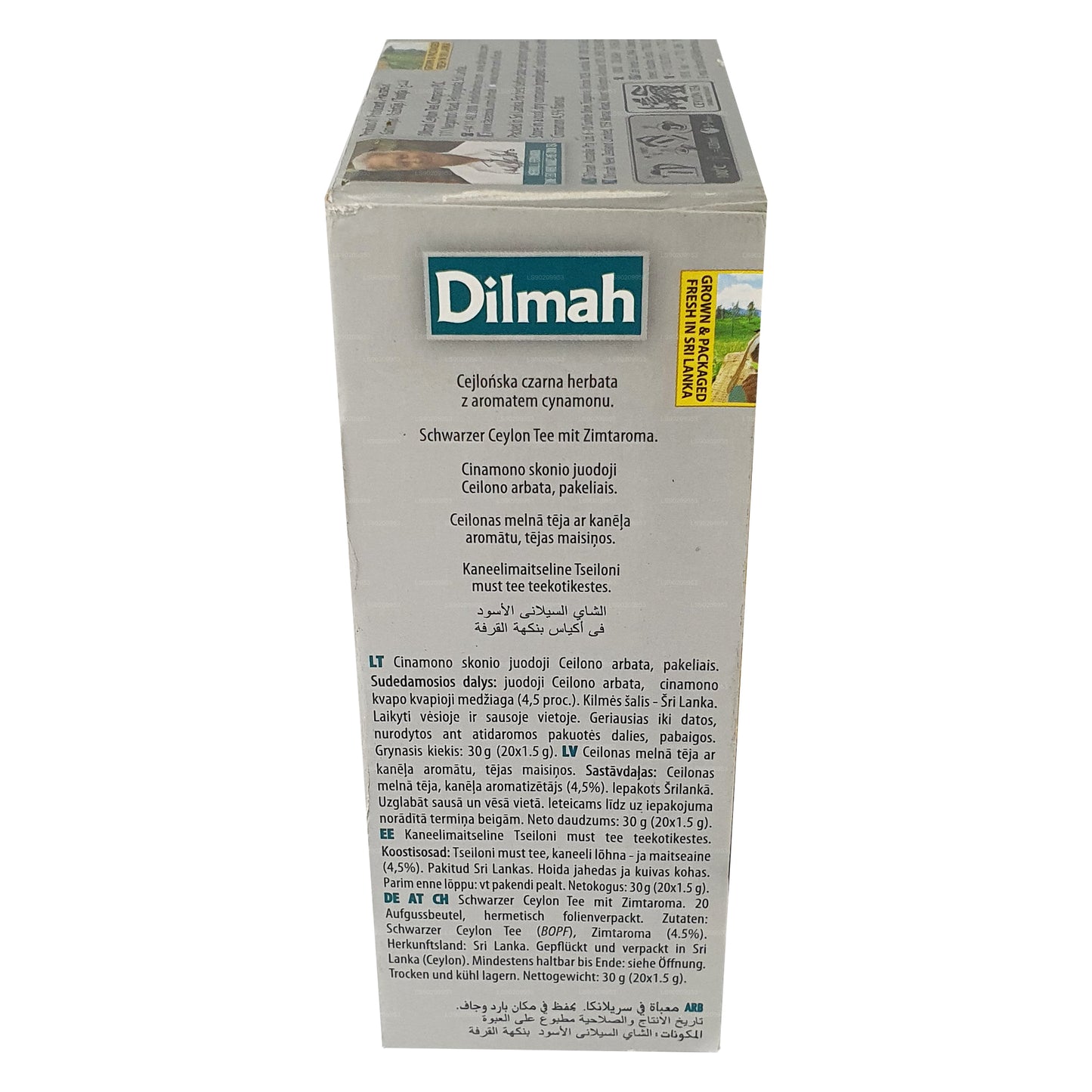 Té Dilmah con sabor a caramelo (40 g) 20 bolsitas de té