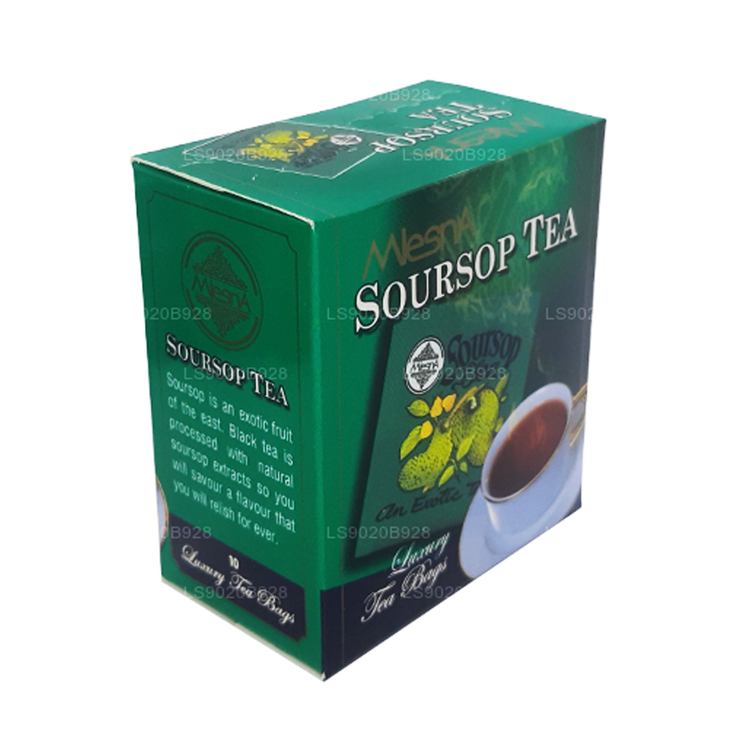 Té de guanábana Mlesna (20 g) 10 bolsitas de té de lujo