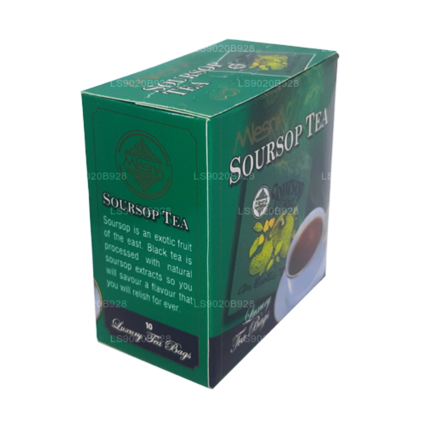 Té de guanábana Mlesna (20 g) 10 bolsitas de té de lujo