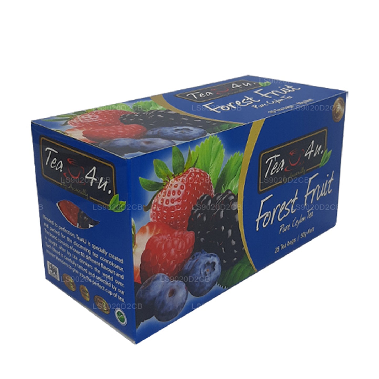 Té de frutas del bosque Tea4U (50 g) 25 bolsitas de té