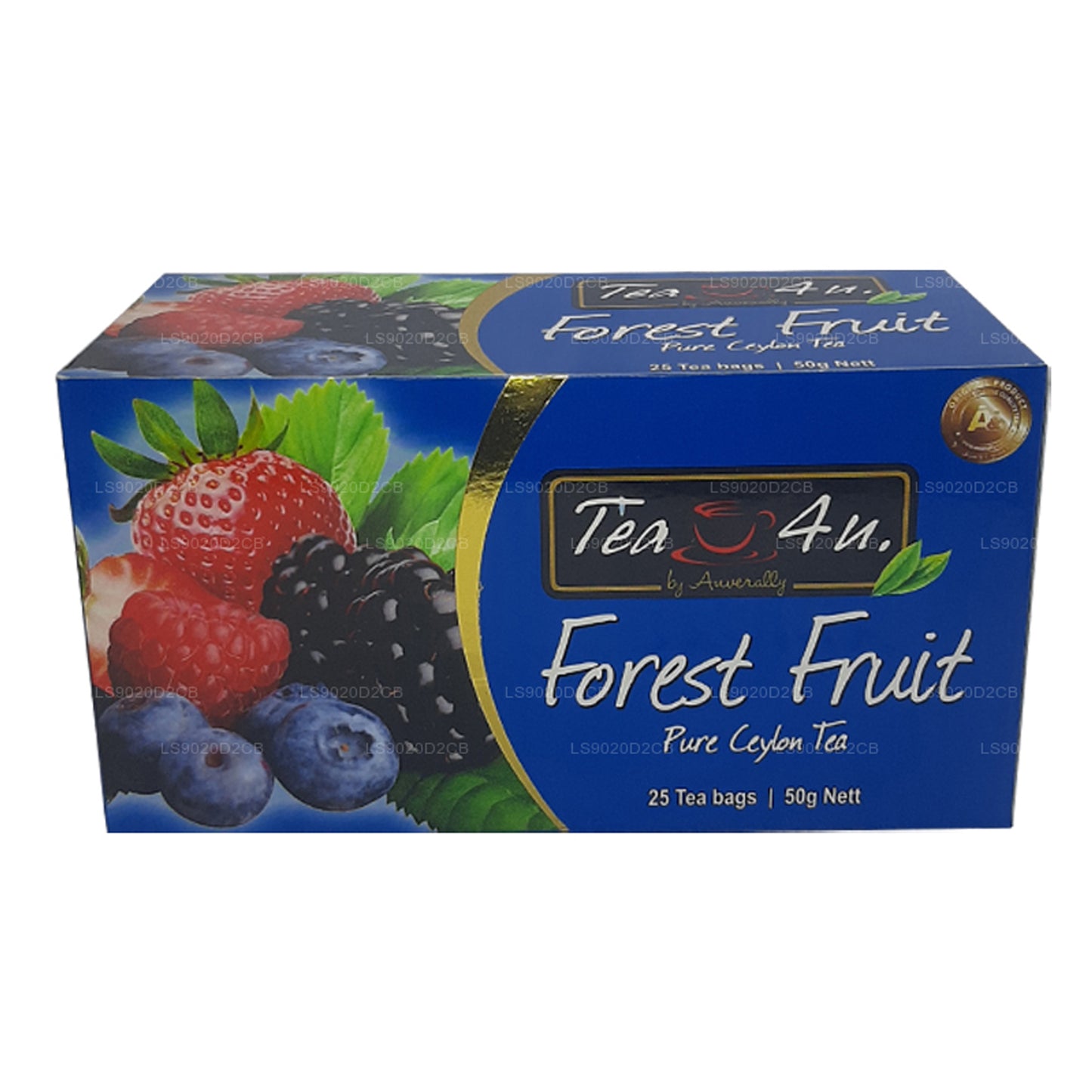 Té de frutas del bosque Tea4U (50 g) 25 bolsitas de té