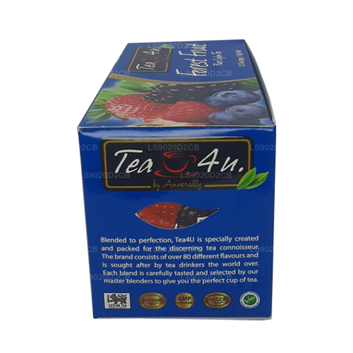 Té de frutas del bosque Tea4U (50 g) 25 bolsitas de té