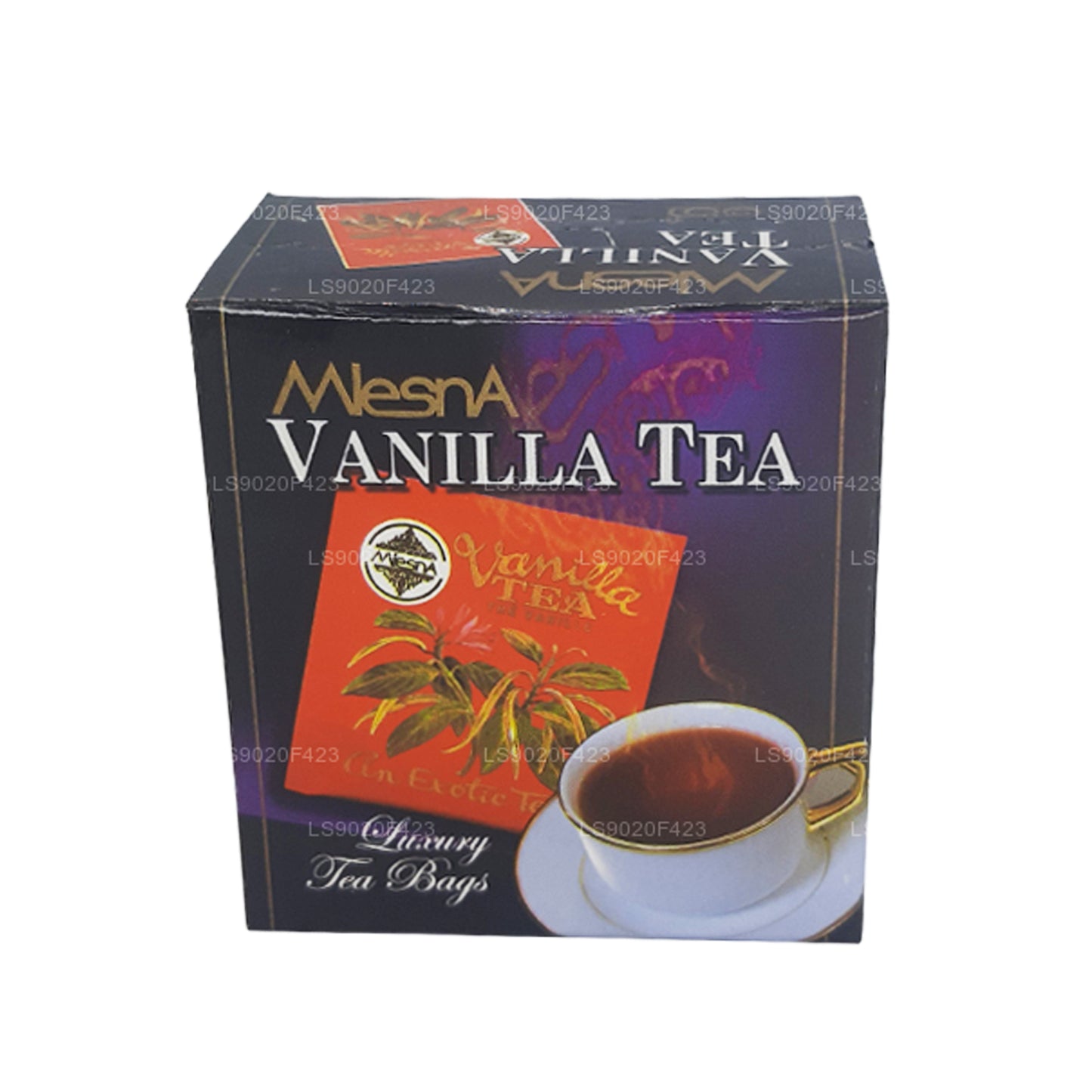 Té de vainilla Mlesna (20 g) 10 bolsitas de té de lujo