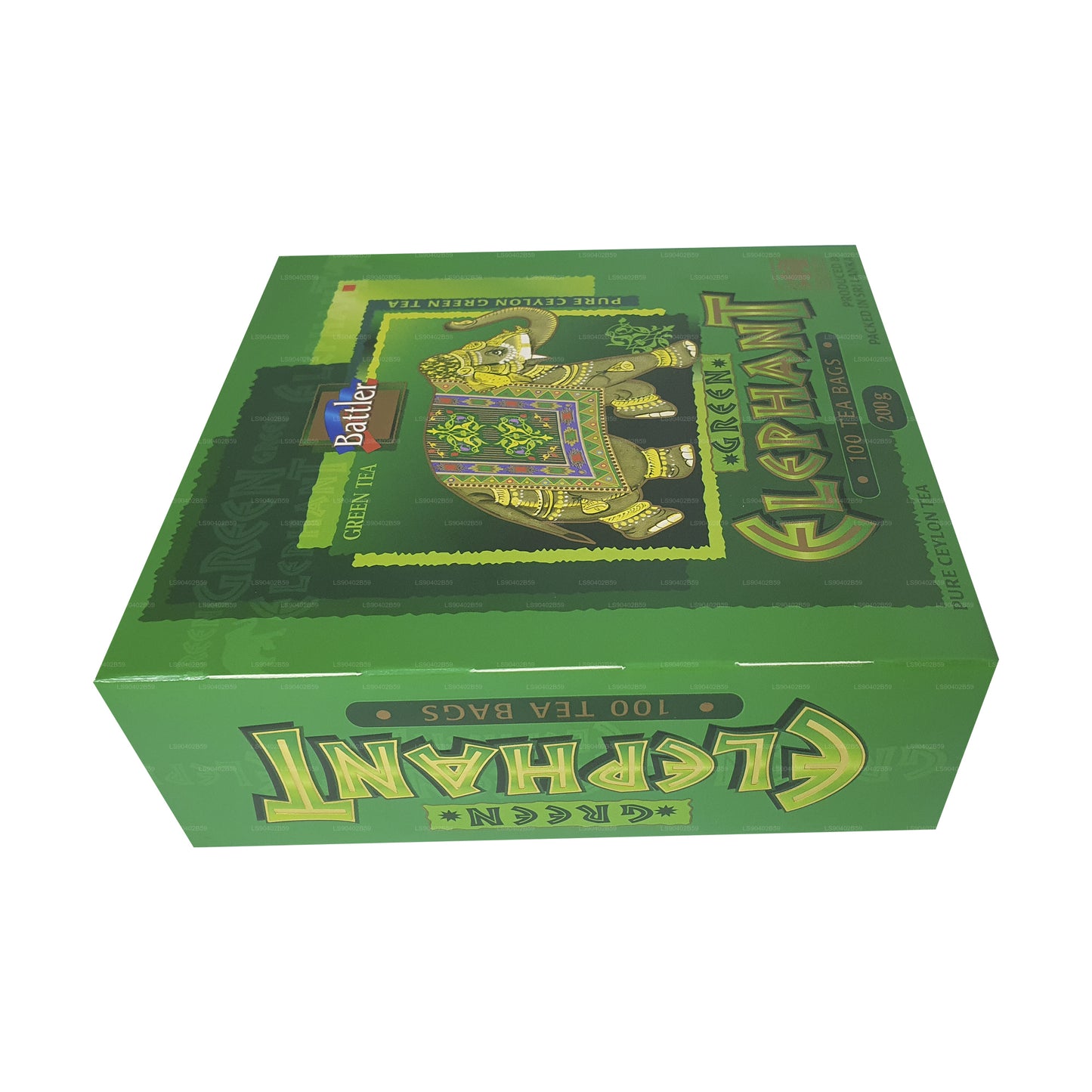 25 bolsitas de té Battler Green Elephant (50 g)