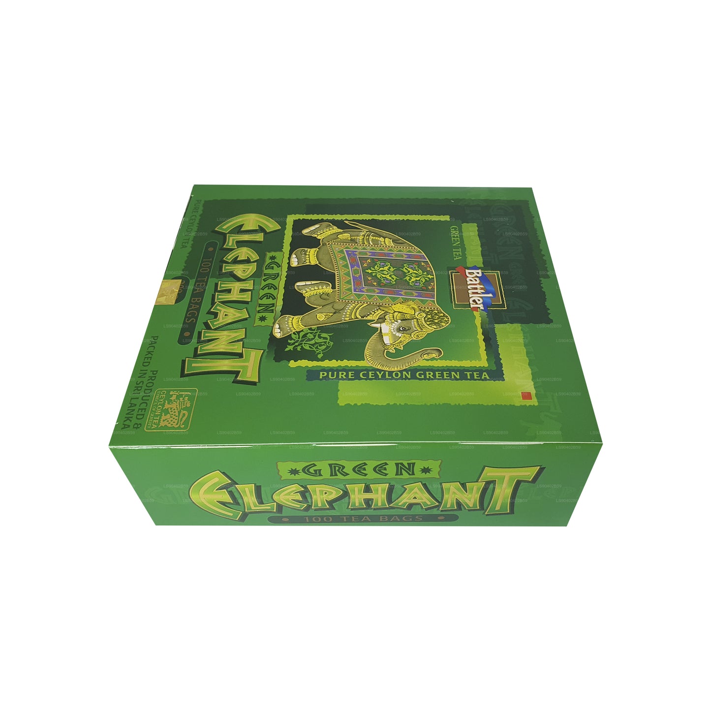 25 bolsitas de té Battler Green Elephant (50 g)