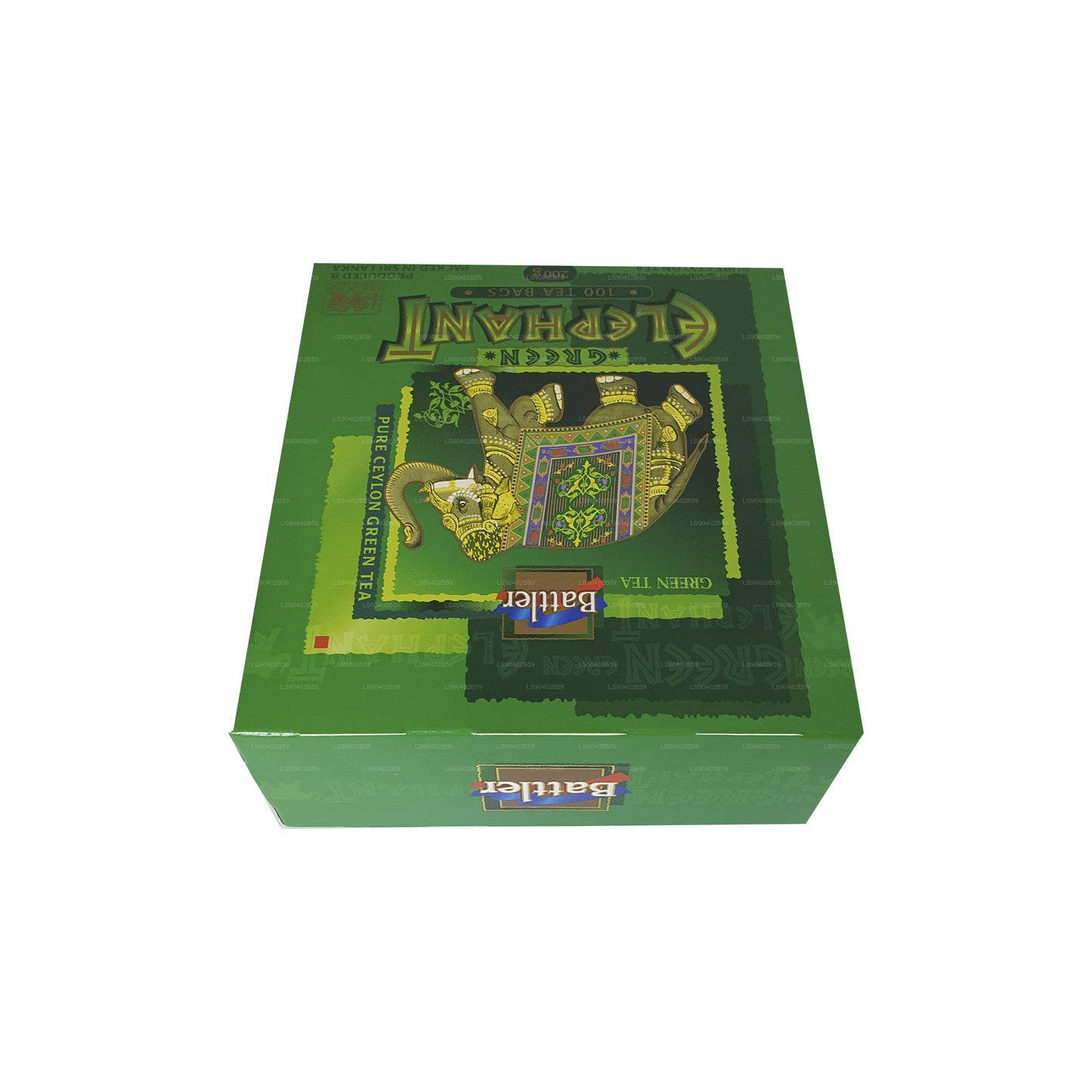 25 bolsitas de té Battler Green Elephant (50 g)