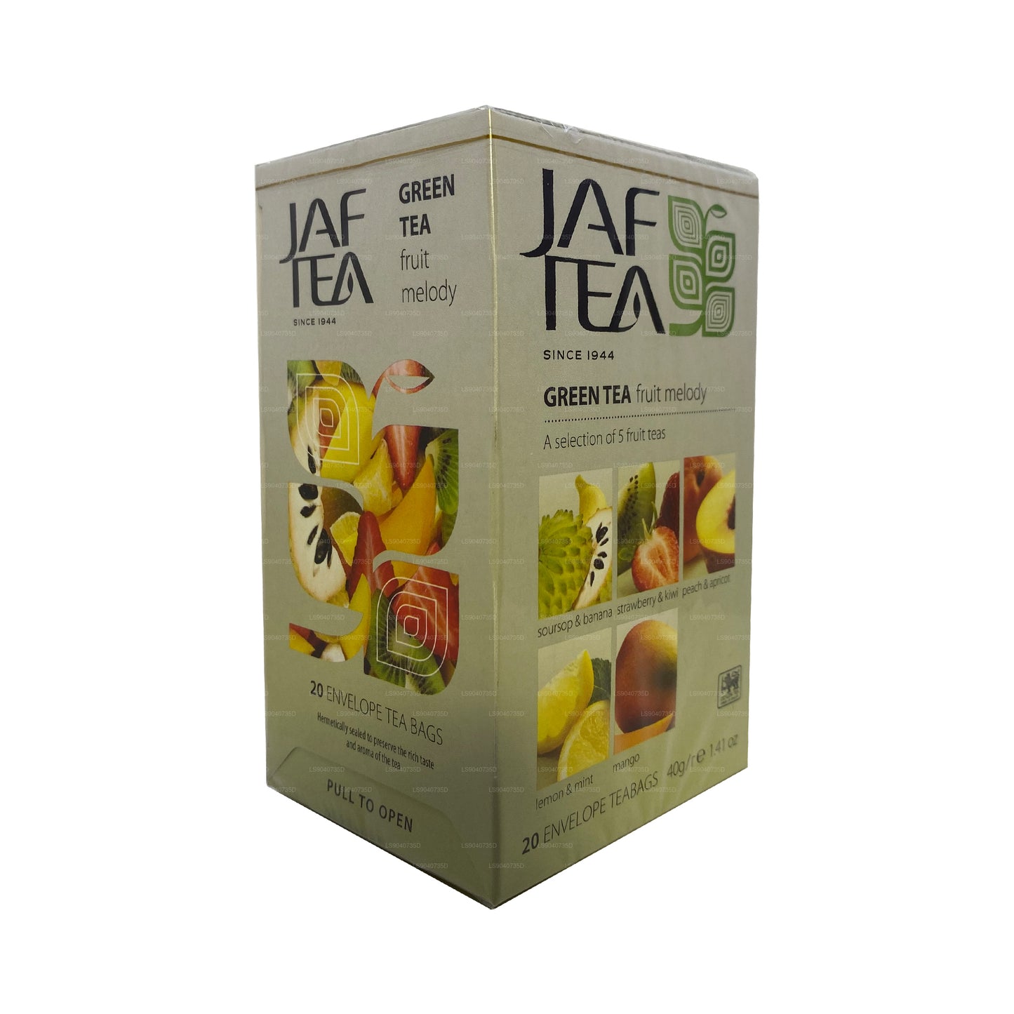 Jaf Tea Pure Green Collection Green Tea Melody (40 g) 20 bolsitas de té