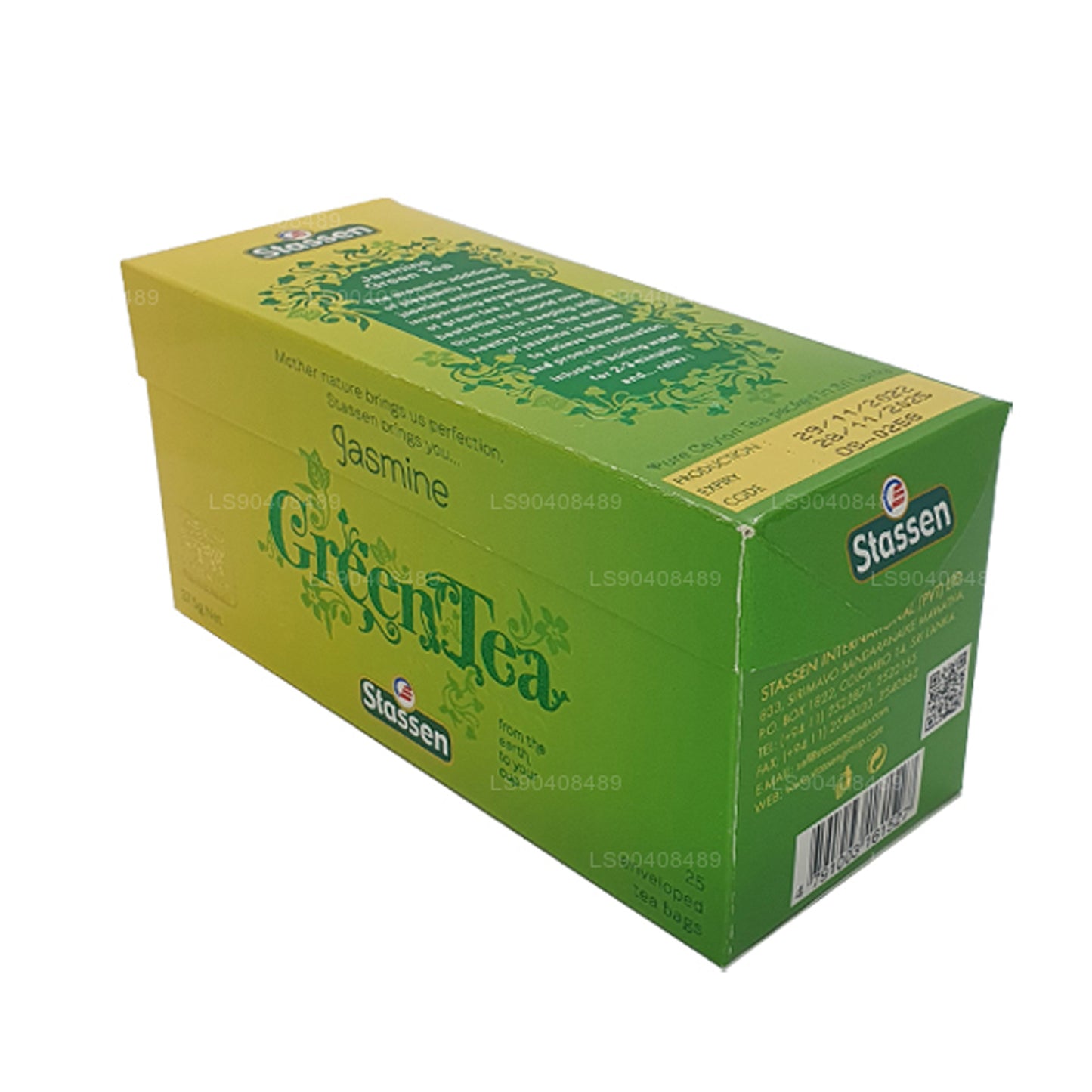 Té verde Stassen Jasmine (37,5 g) 25 bolsitas de té