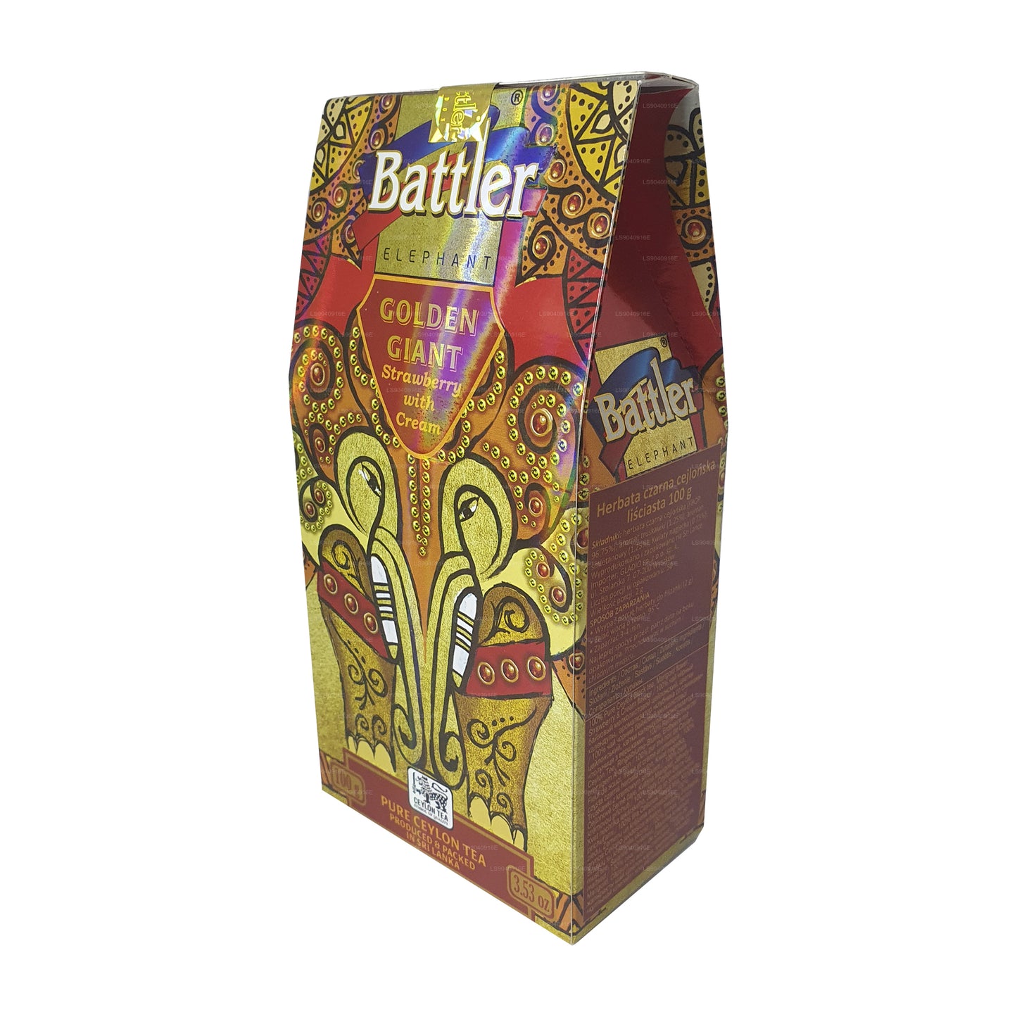 Carrito de lata Battler Strawberry with Nata (100 g)