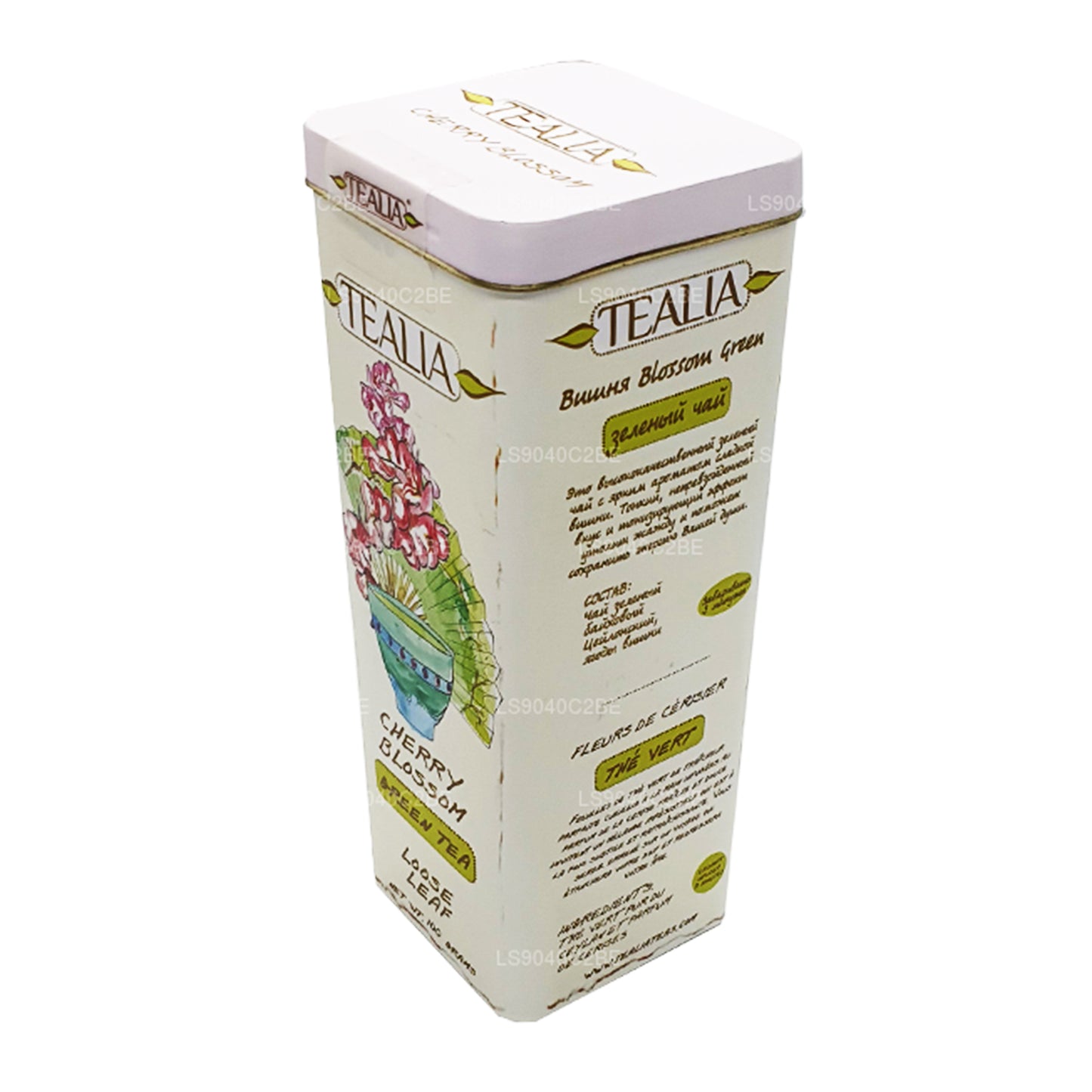 Hoja suelta de té verde Tealia Cherry Blossom (100 g)