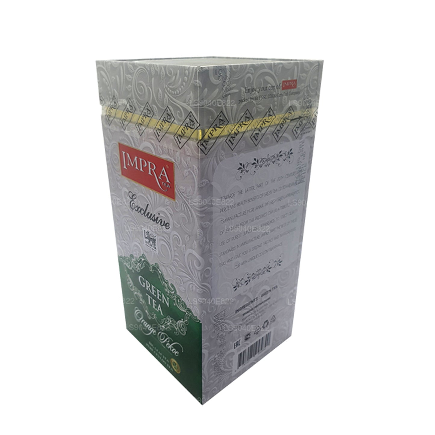 Carrito de té verde Impra Exclusive Big Leaf, Orange Pekoe (200 g)